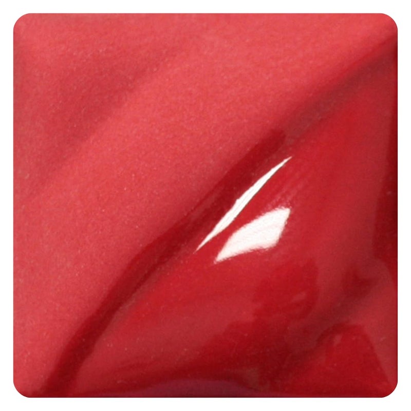 Amaco أمكو فلت V-387 أحمر ساطع تحت الطلاء، 2 أونصة (59 مل)، مخروط 05-10 (V) تحت الطلاء القابل للخلط للبسك والصلصال الرطب/غير المحروق - Image 1